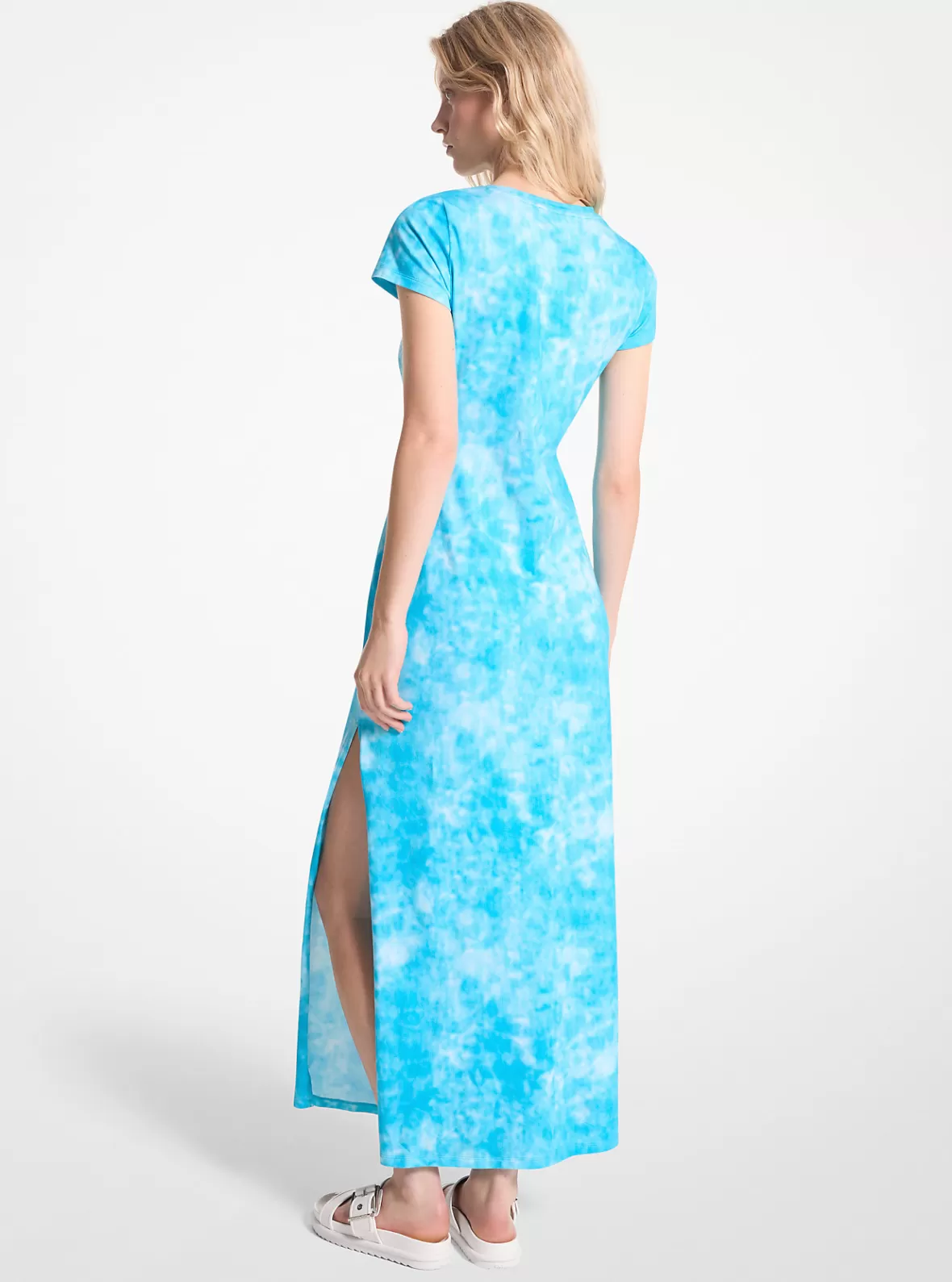 Michael Kors Tie-Dyed Stretch Cotton Maxi Dress*Women Dresses